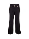 GIVENCHY GIVENCHY WOMEN'S BLACK WOOL PANTS,BW50F712FC001 42