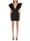 ALEXANDRE VAUTHIER ALEXANDRE VAUTHIER WOMEN'S BLACK POLYESTER DRESS,201DR1227BLACK 34