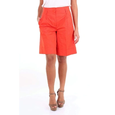 Alberto Biani Women's Orange Cotton Shorts