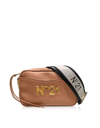 N°21 Nappa Leather Camera Bag In Brown