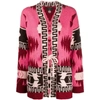 ALANUI PINK COTTON CARDIGAN,LWHC003R200110953388