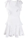 ISABEL MARANT ÉTOILE ISABEL MARANT ÉTOILE WOMEN'S WHITE LINEN DRESS,RO164420P025E20WH 40