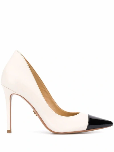 Michael Kors Keke Ivory Black Pump