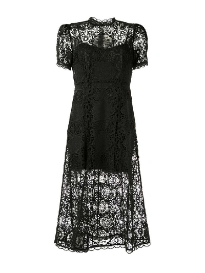 Alice Mccall Women's Black Polyester Dress