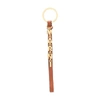 MARNI MARNI WOMEN'S BROWN LEATHER KEY CHAIN,PNMV0030A0M200000M50 UNI