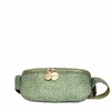 BORBONESE BORBONESE WOMEN'S GREEN POLYESTER BELT BAG,934466X96W81 UNI