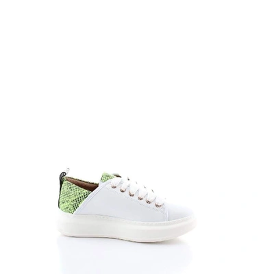 Alexander Smith Women's White Leather Sneakers