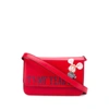 ALBERTA FERRETTI ALBERTA FERRETTI WOMEN'S RED LEATHER SHOULDER BAG,B740180060116 UNI