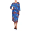 ALTEA ALTEA WOMEN'S BLUE VISCOSE DRESS,1966534MULTICOLOR 48