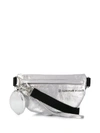 MAISON MARGIELA SILVER POLYESTER BELT BAG,S41WG0057P0691H3091