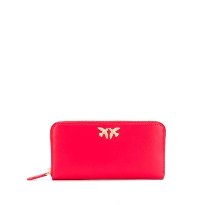 Pinko Portemonnaie Mit Schild In Red