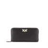 PINKO BLACK LEATHER WALLET,1P21KZY5FFZ99