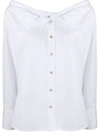 KENZO KENZO WOMEN'S WHITE COTTON SHIRT,FA52CH0185AP01 40