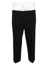 GIVENCHY GIVENCHY WOMEN'S BLACK COTTON trousers,BW50FG1009004 34