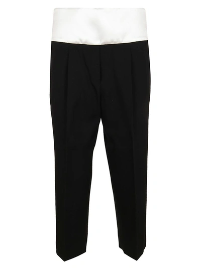 Givenchy Women's Black Cotton Trousers