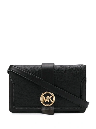 Michael Kors Women's Black Leather Shoulder Bag