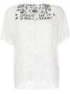 MAISON MARGIELA MAISON MARGIELA WOMEN'S WHITE POLYAMIDE T-SHIRT,S32GC0556S52750101 XS