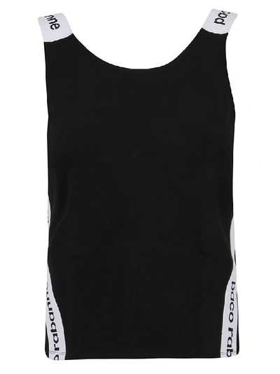 Paco Rabanne Women's Black Viscose Tank Top