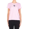 PINKO PINK COTTON T-SHIRT,1G14XBY651P15