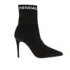 KENDALL + KYLIE KENDALL + KYLIE WOMEN'S BLACK FABRIC ANKLE BOOTS,KKMIRANDA01 9