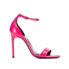 SAINT LAURENT SAINT LAURENT WOMEN'S FUCHSIA LEATHER SANDALS,4720211F0005616 37.5