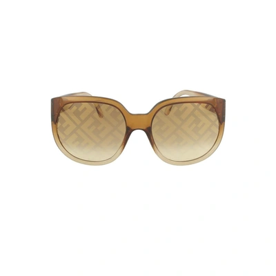 Fendi Women's Brown Acetate Sunglasses