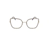 TOM FORD TOM FORD WOMEN'S BROWN METAL GLASSES,FT563056052052 56