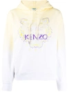 KENZO KENZO WOMEN'S YELLOW COTTON SWEATSHIRT,FA52SW8674XG37 XS