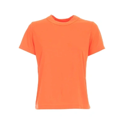 Junya Watanabe Light Jersey Stretch Nylon T-shirt In Orange
