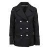 PINKO BLACK WOOL COAT,1G14LS7898ZZ2