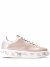 PREMIATA PREMIATA WOMEN'S PINK LEATHER SNEAKERS,BELLE4536 36