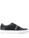 Givenchy Urban Street Black Logo Sneakers In Black