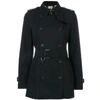 BURBERRY BURBERRY WOMEN'S BLACK COTTON TRENCH COAT,3900548 2