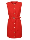 GUCCI GUCCI WOMEN'S RED SILK waistcoat,609245Z8AH76049 42
