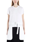 NOIR KEI NINOMIYA NOIR KEI NINOMIYA WOMEN'S WHITE COTTON T-SHIRT,3ET0090512 L