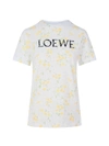 LOEWE LOEWE WOMEN'S WHITE COTTON T-SHIRT,S540333XAR2108 XS