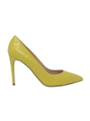 NINALILOU NINALILOU WOMEN'S YELLOW LEATHER PUMPS,301515LVYELLOW 37