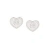 BALENCIAGA BALENCIAGA WHITE EARRINGS,594876TZ87S7204