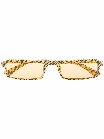 Balenciaga Women's Yellow Acetate Sunglasses