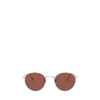 Oliver Peoples Coleridge Round Metal Aviator Sunglasses In Multicolor