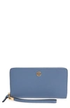 TORY BURCH ROBINSON ZIP LEATHER CONTINENTAL WALLET,64333