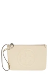 TORY BURCH PERRY LEATHER WRISTLET,56356