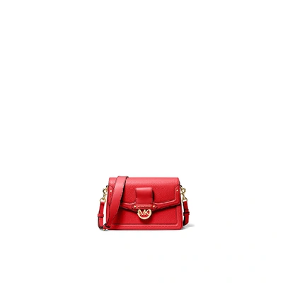 bright red michael kors red bag