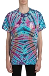 AMIRI TIE DYE DOVE GRAPHIC TEE,Y0M03453CJ