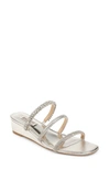 BADGLEY MISCHKA BADGLEY MISCHKA ZOFIA STRAPPY WEDGE SLIDE SANDAL,MP5420