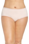 Natori Bliss Cotton Full Briefs In Blushing Pink