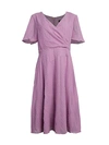 DKNY Novelty Georgette Flutter A-Line Dress,0400012462561