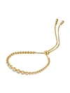 Saks Fifth Avenue Women's 14k Yellow Gold & Diamond Round Bezel Bolo Bracelet