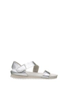Pedro Garcia Jedda Strappy Wedge Sandal In Argento