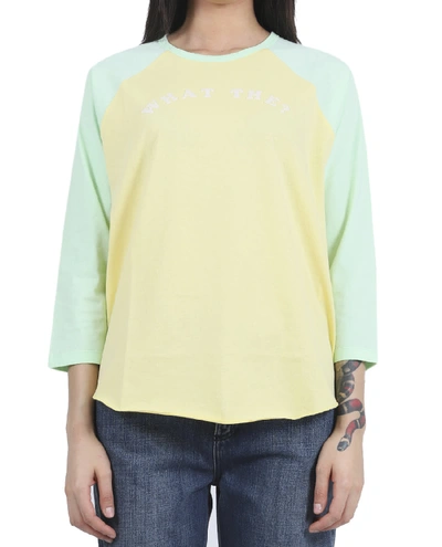 Marc Jacobs Yellow Baseball T-shirt